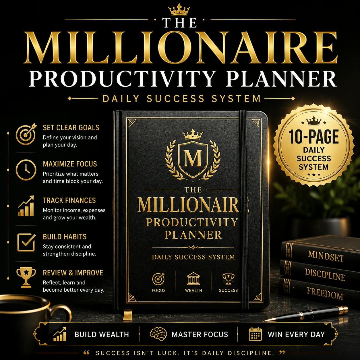 The Millionaire Productivity Planner
