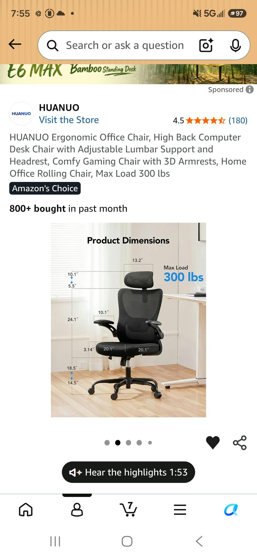 Office Gaming Chair preview 3