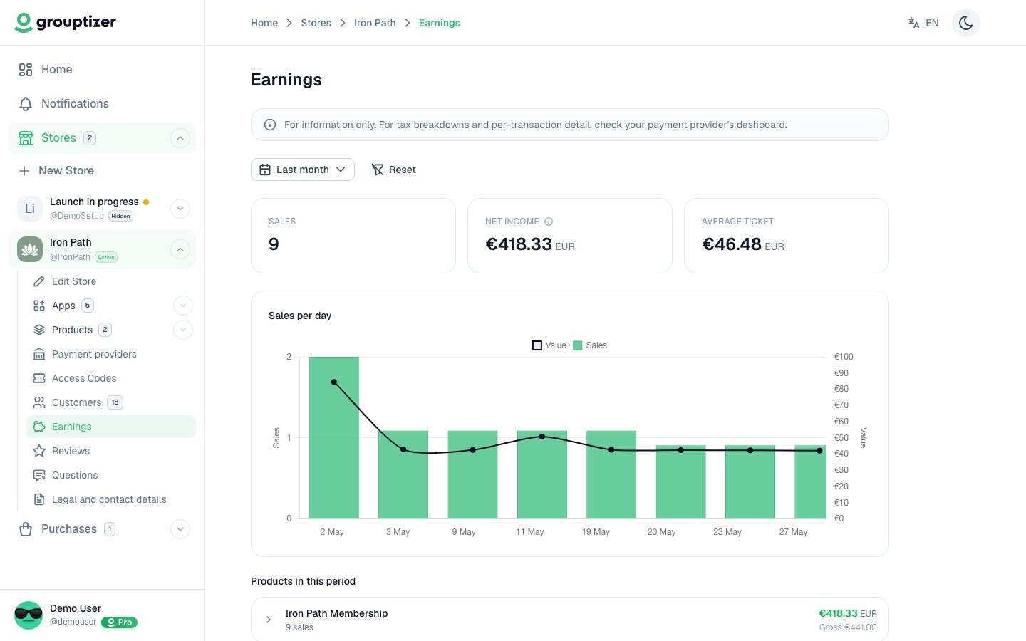Grouptizer preview 4