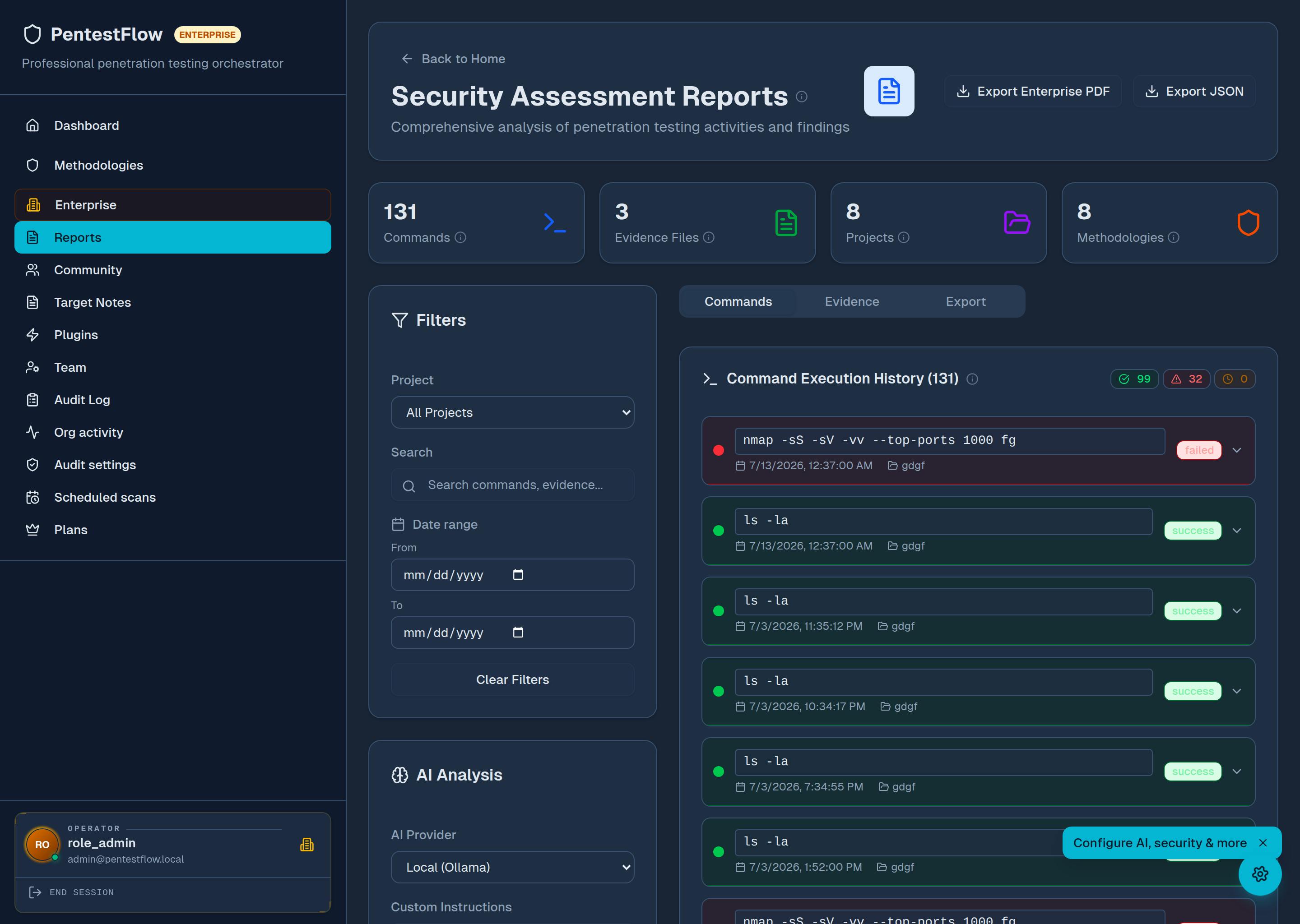 PentestFlow preview 7