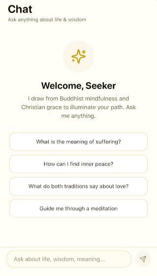 BuddhaChrist AI Companion preview 3