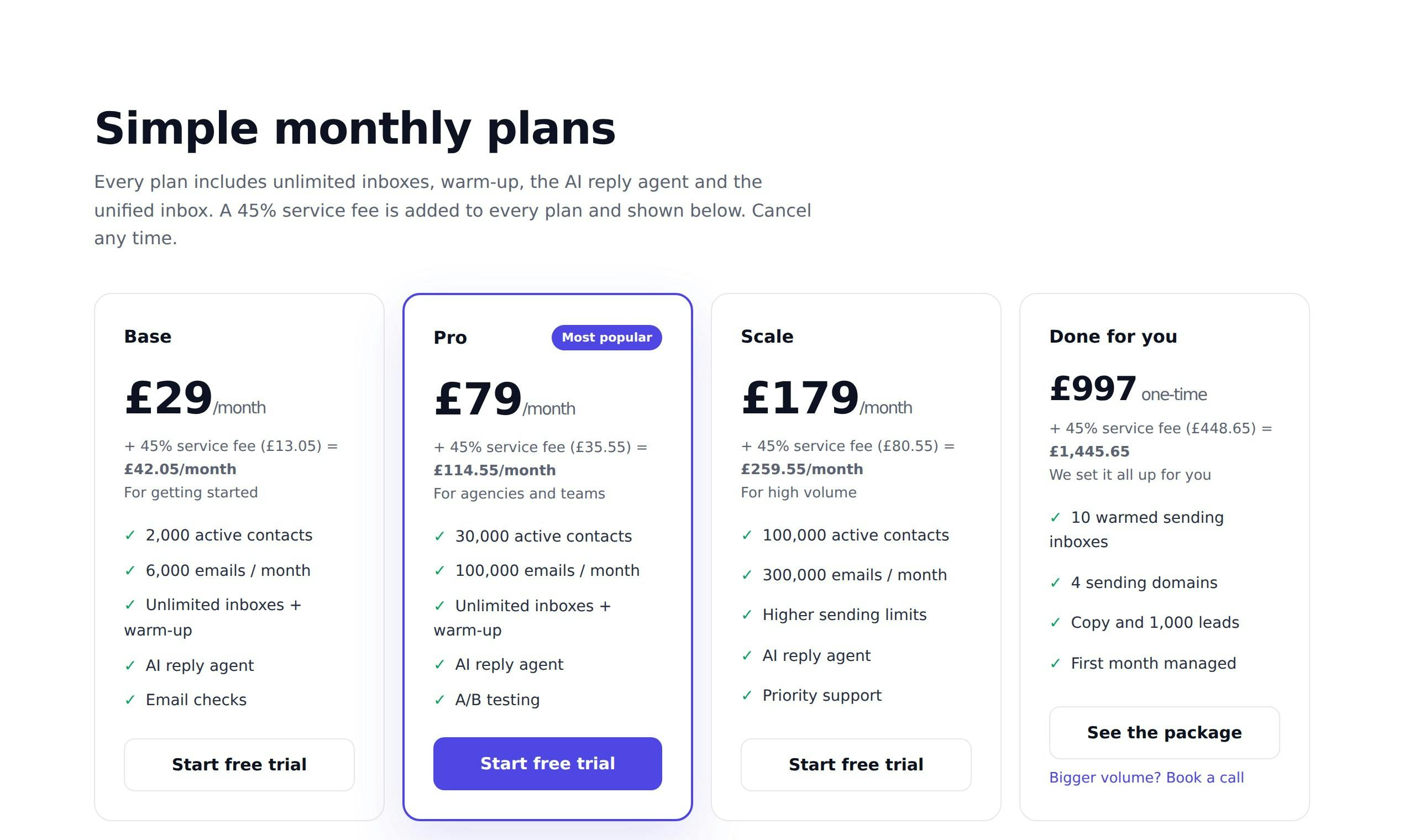 Asendify Outbound preview 4