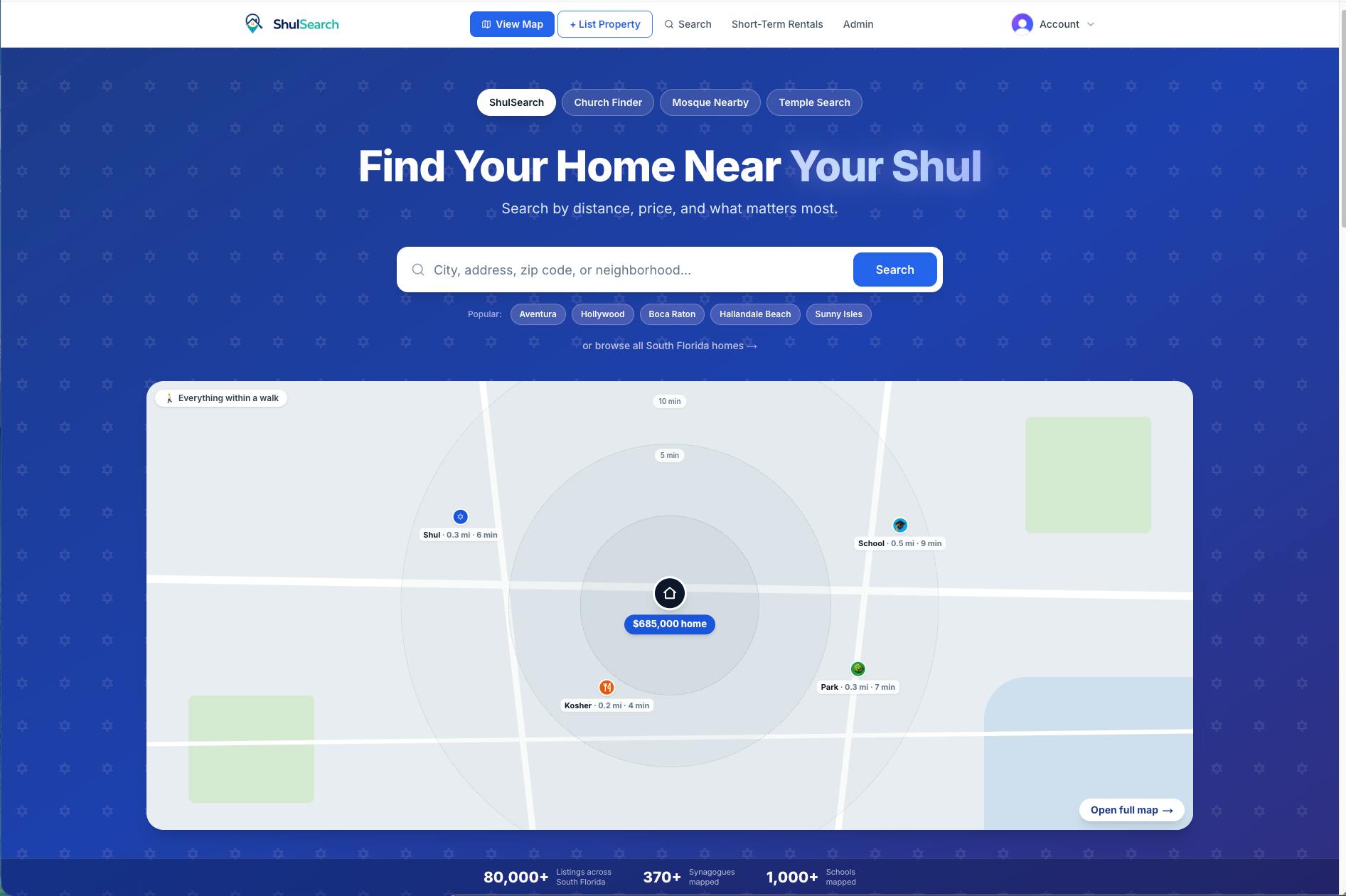 ShulSearch preview 2