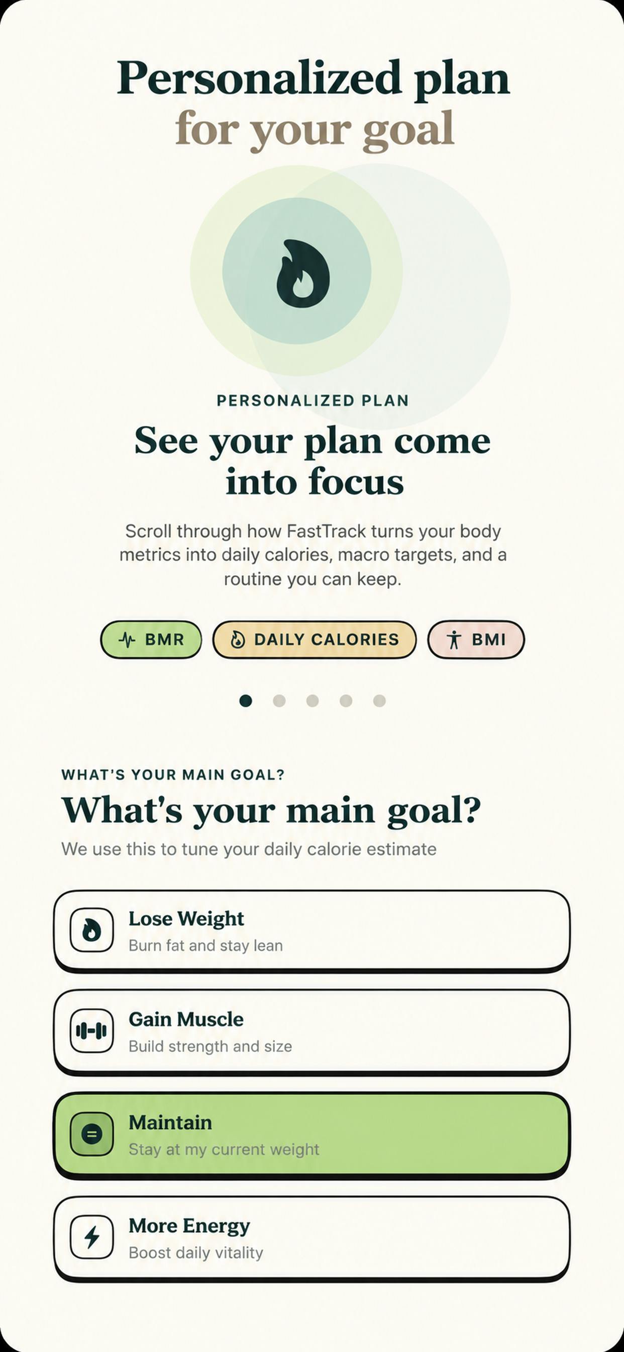 Cute UI For Low Calorie Foods preview 2