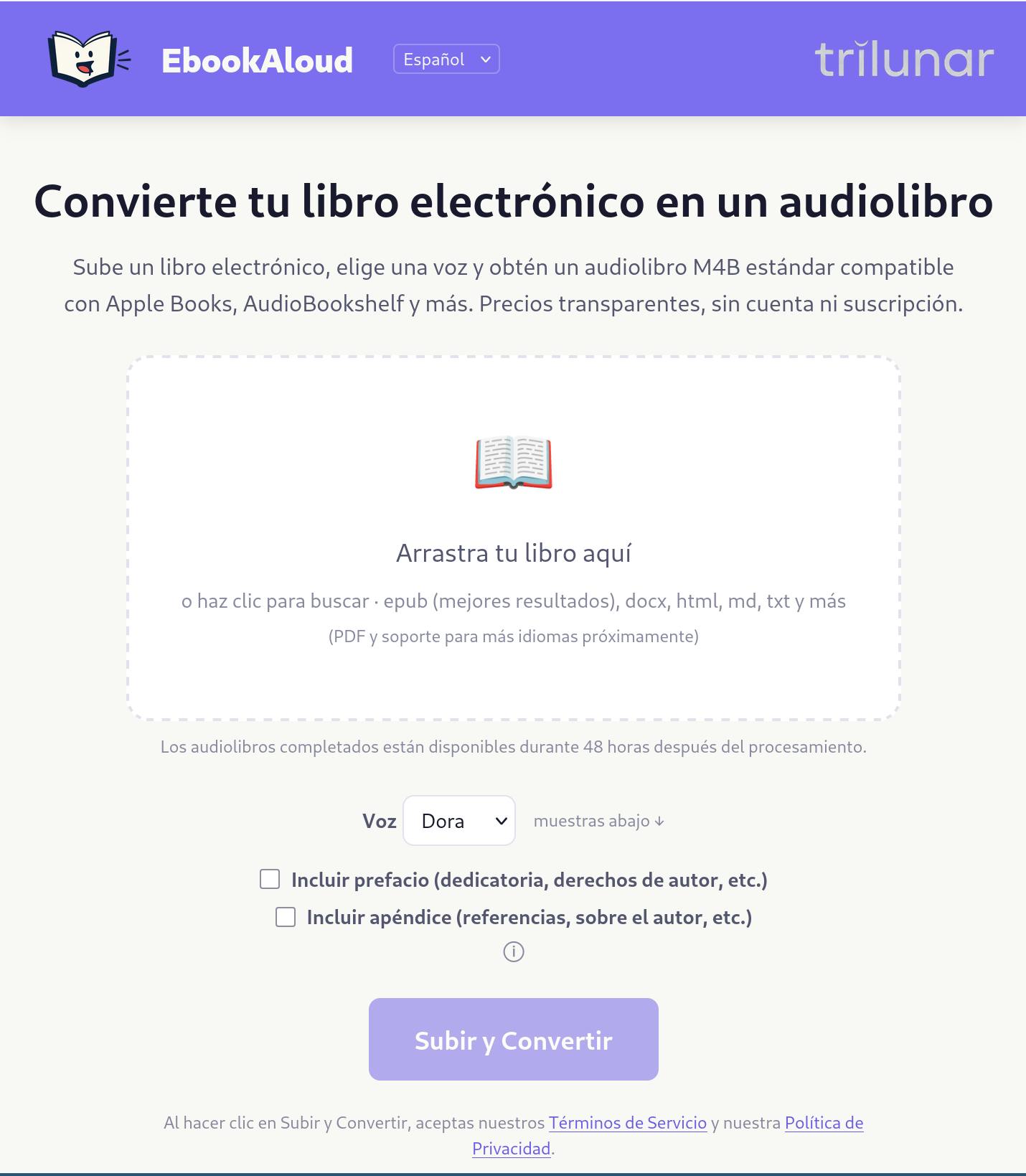 EbookAloud preview 3