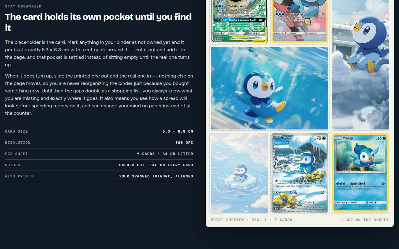 Pokébinder preview 5