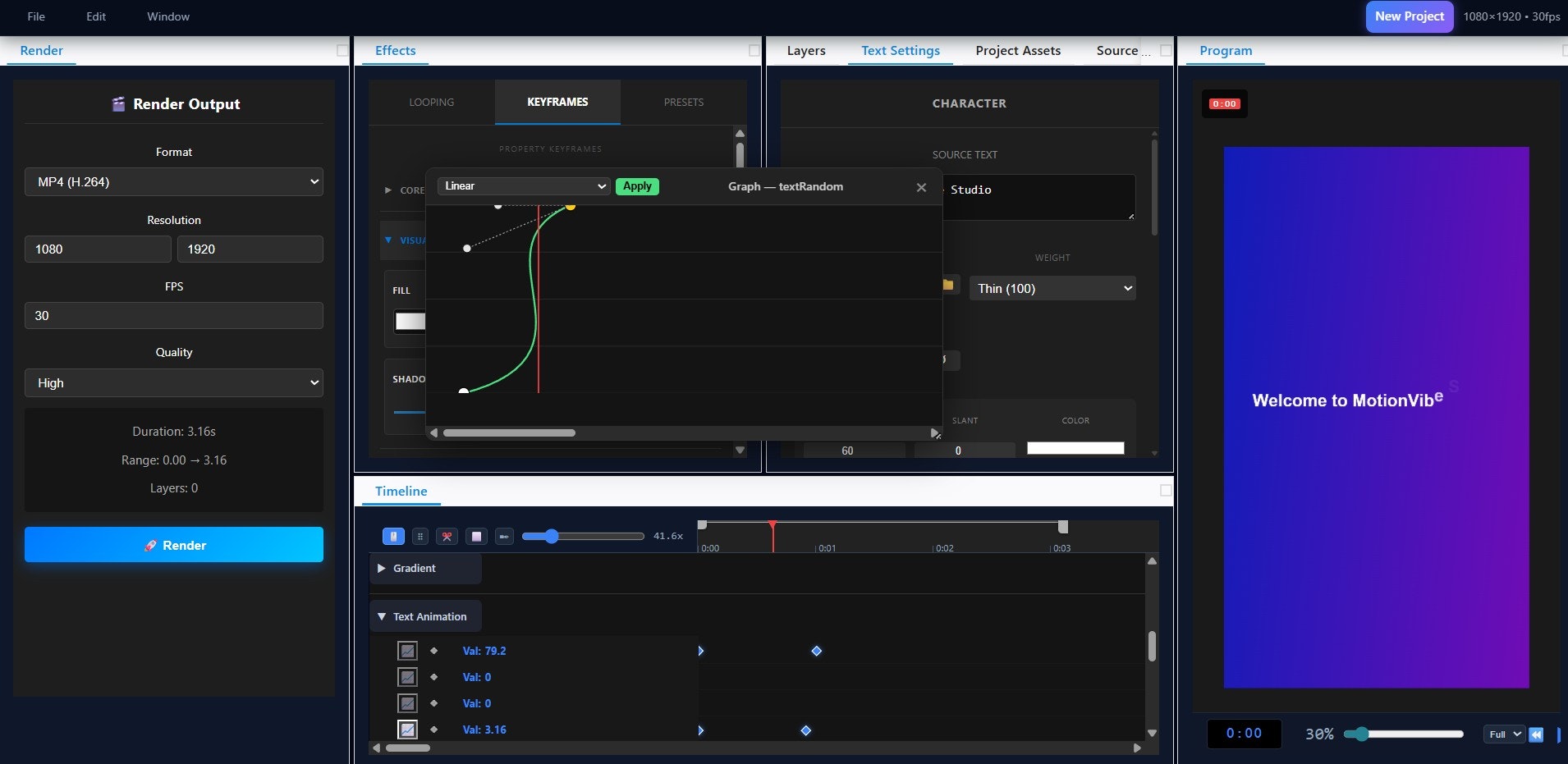 MotionVibe Studio preview 3