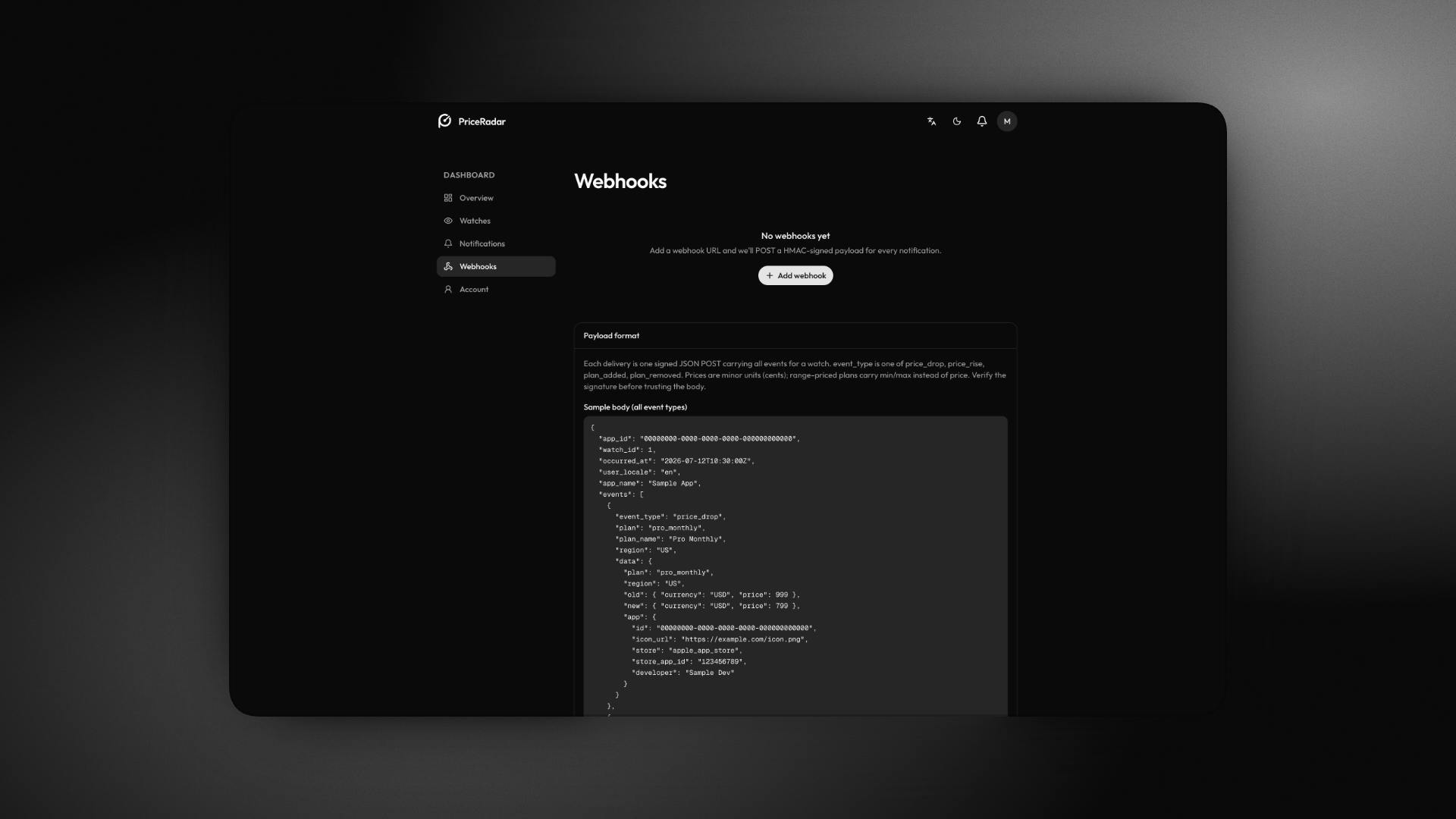 PriceRadar preview 5