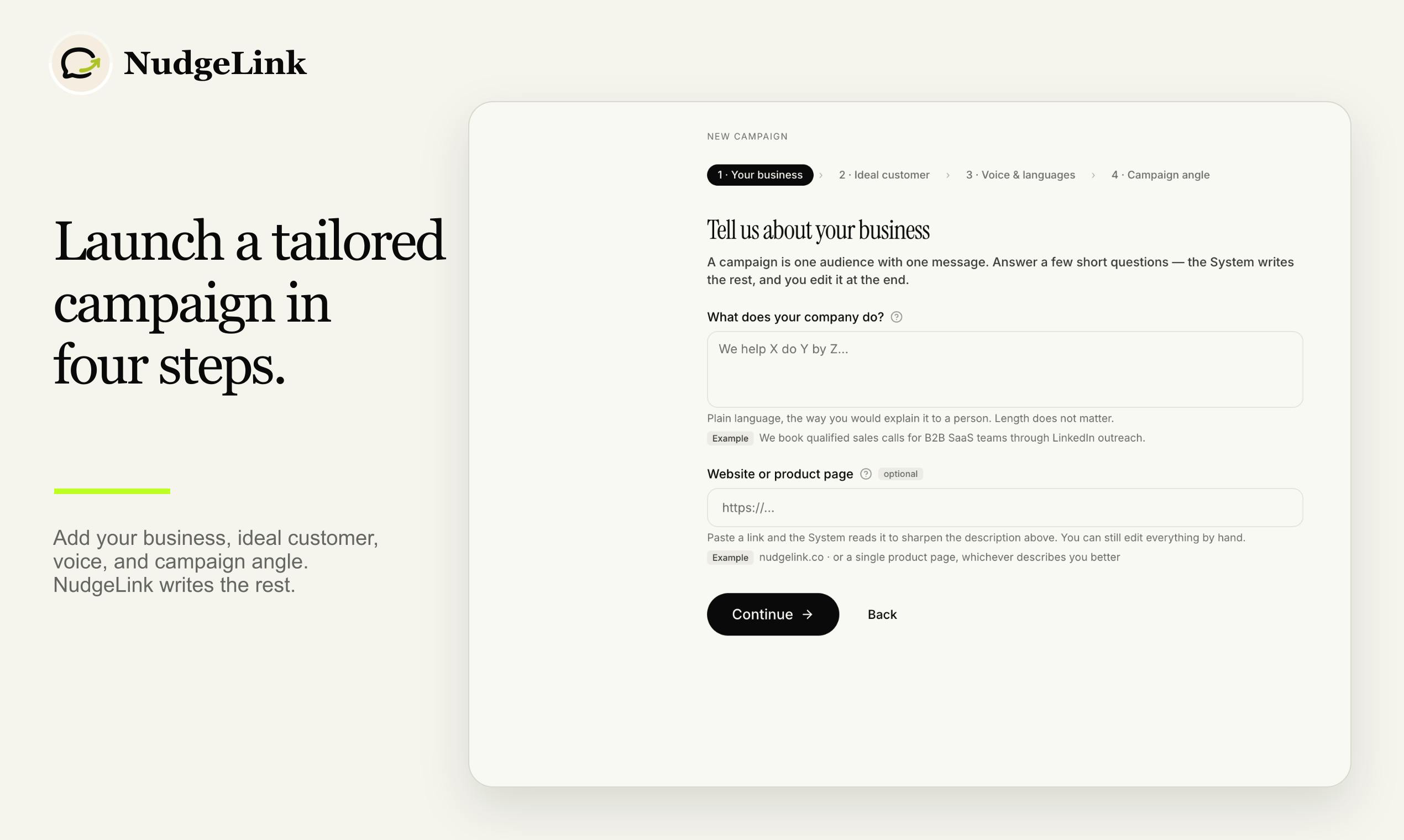 NudgeLink preview 2