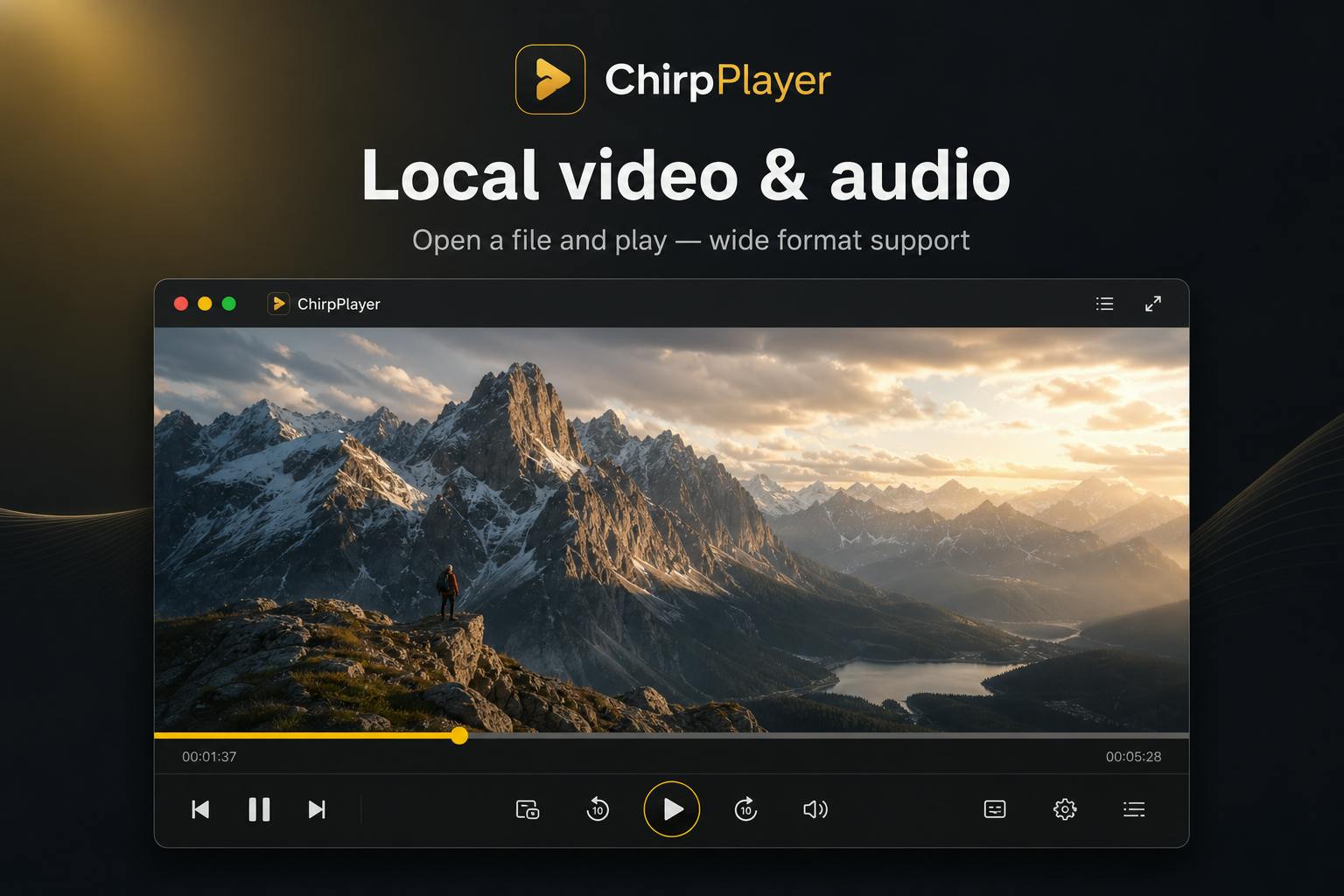 ChirpPlayer preview 2