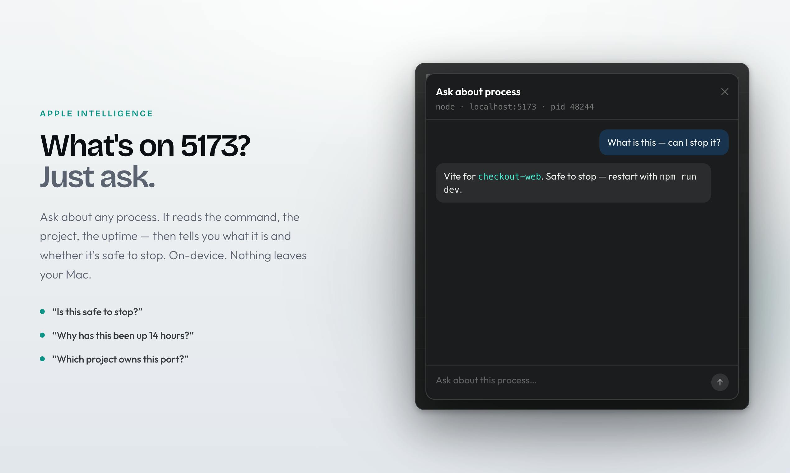 Port Radar for macOS preview 2