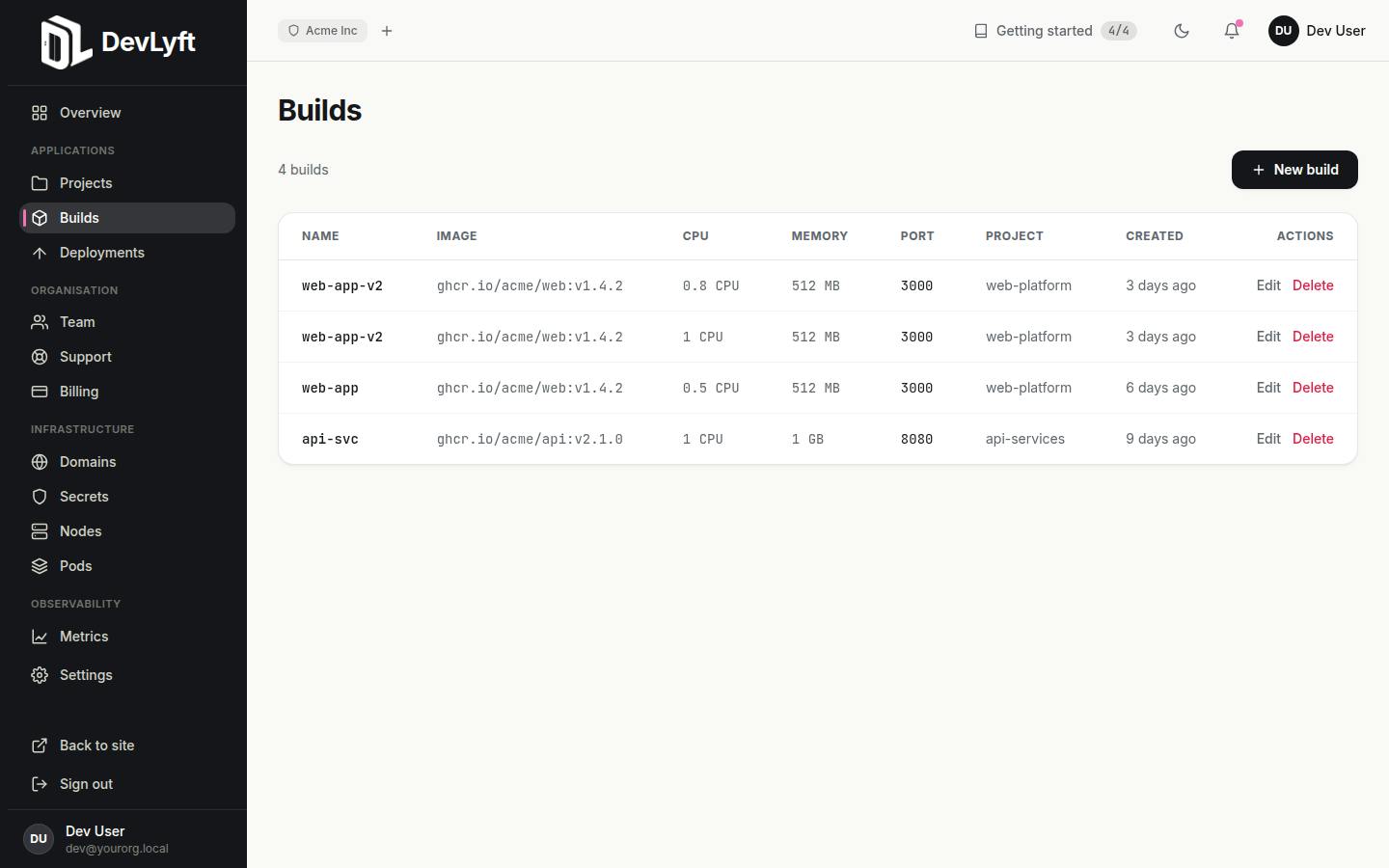DevLyft preview 5