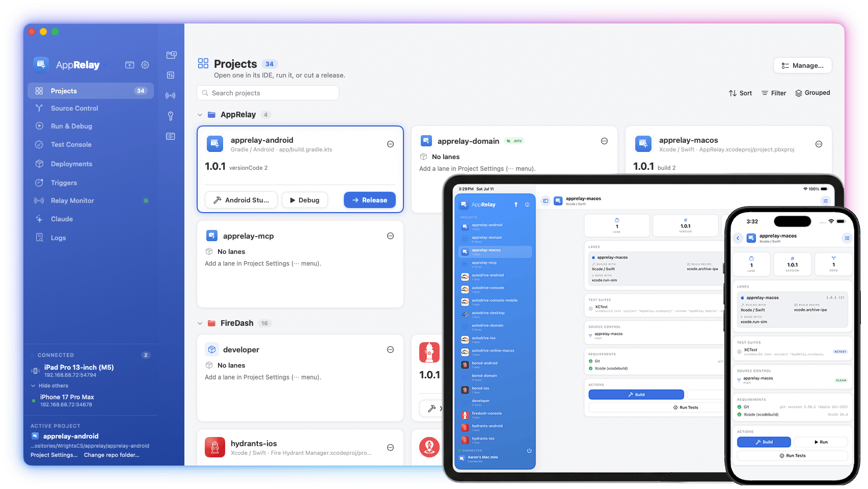 AppRelay for Mac & Windows preview 2