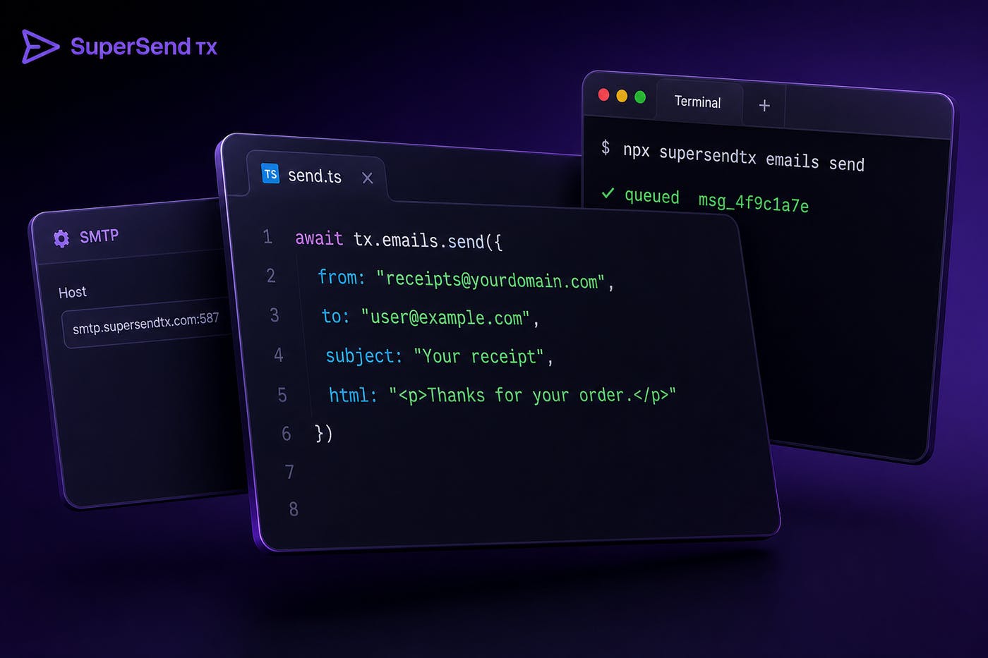SuperSend TX preview 4