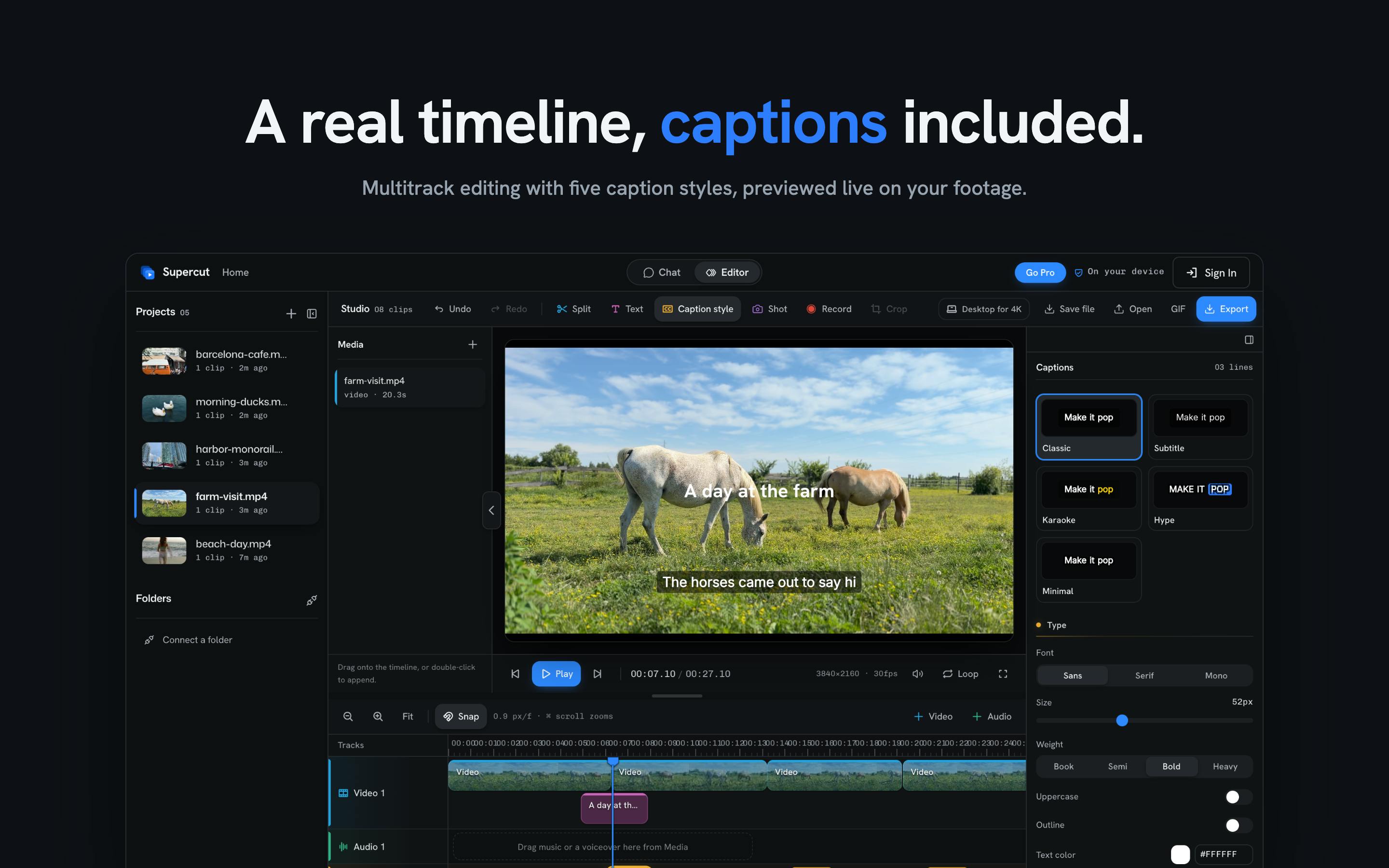 Supercut - AI Video Editor preview 5