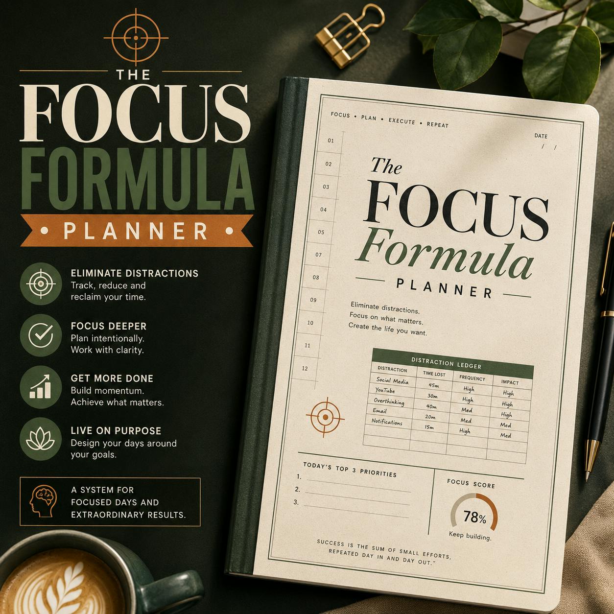 The Focus Formula Planner preview 2