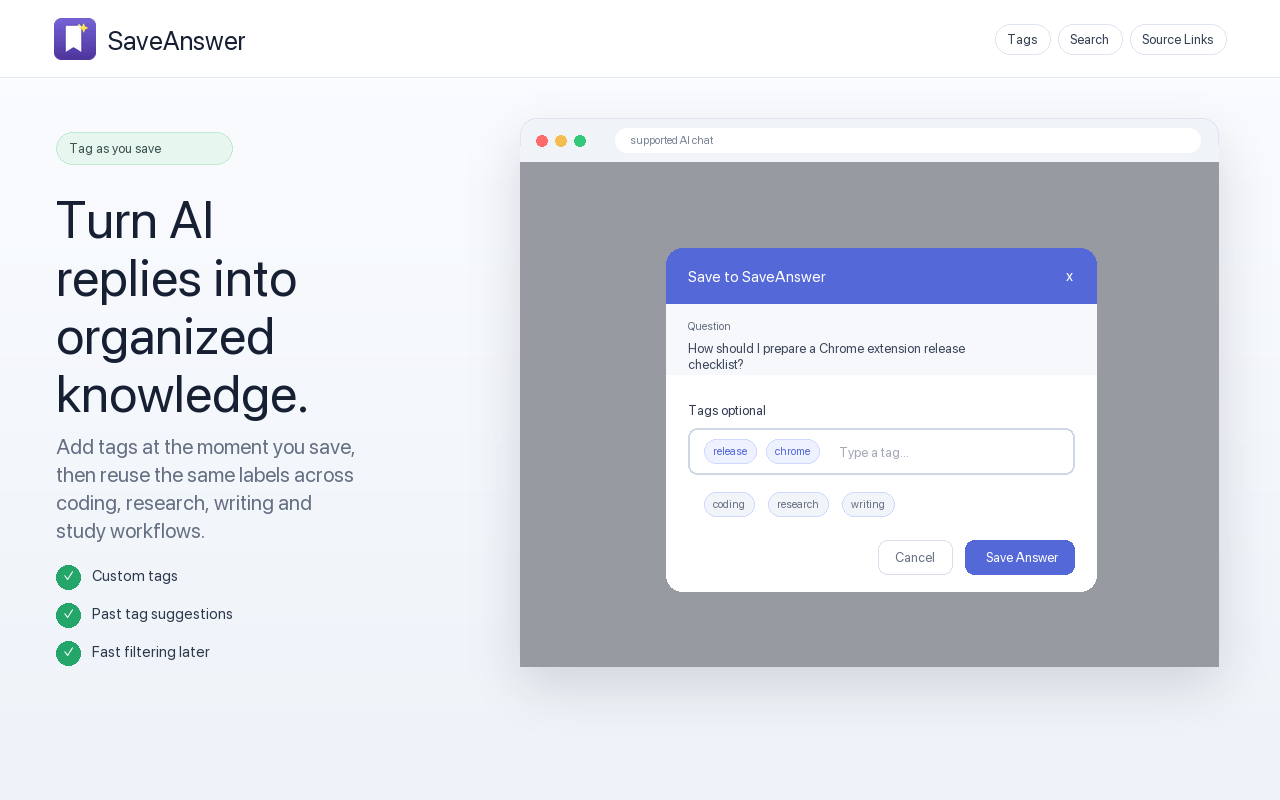 SaveAnswer preview 3
