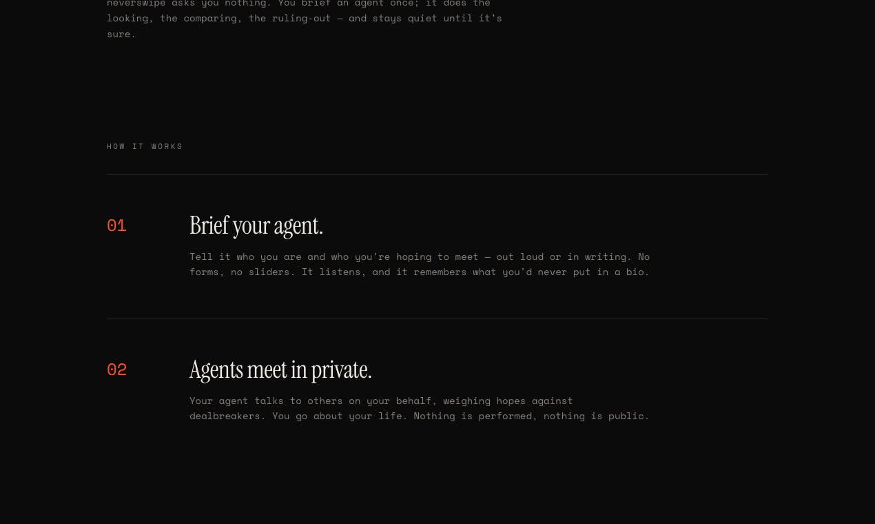 NeverSwipe preview 2