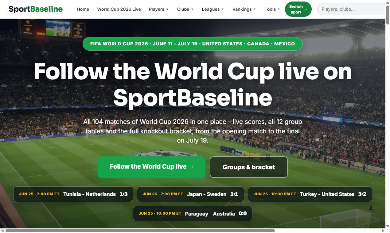 SportBaseline preview 2