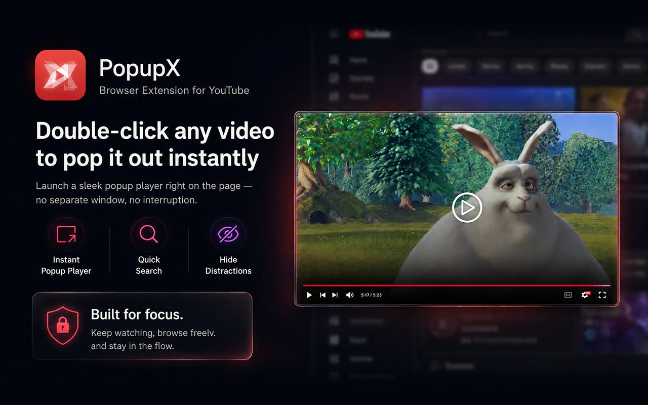 PopupX - Instant Player by Double Click! preview 2