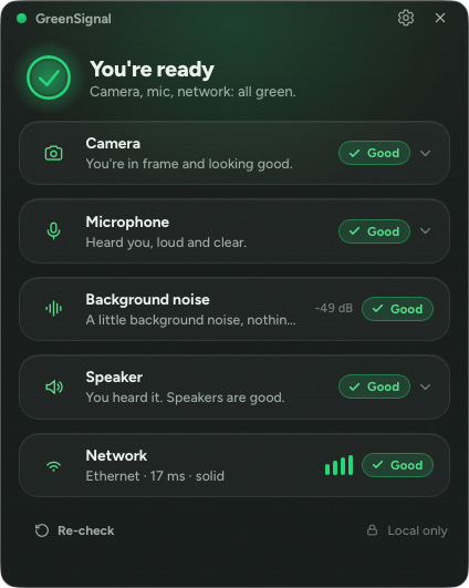 GreenSignal preview 2