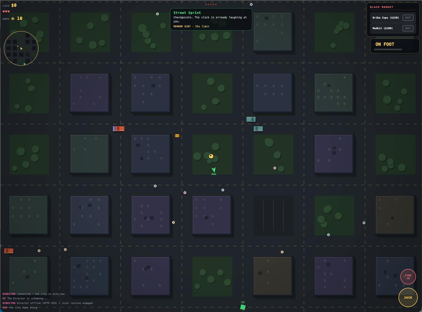 Blocktown Game - AI Controls the world preview 3