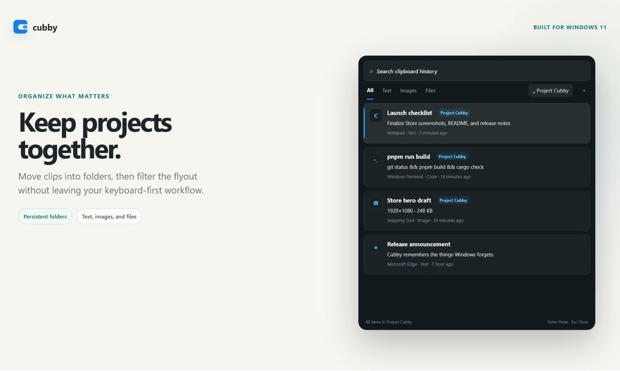 Cubby Clipboard preview 4