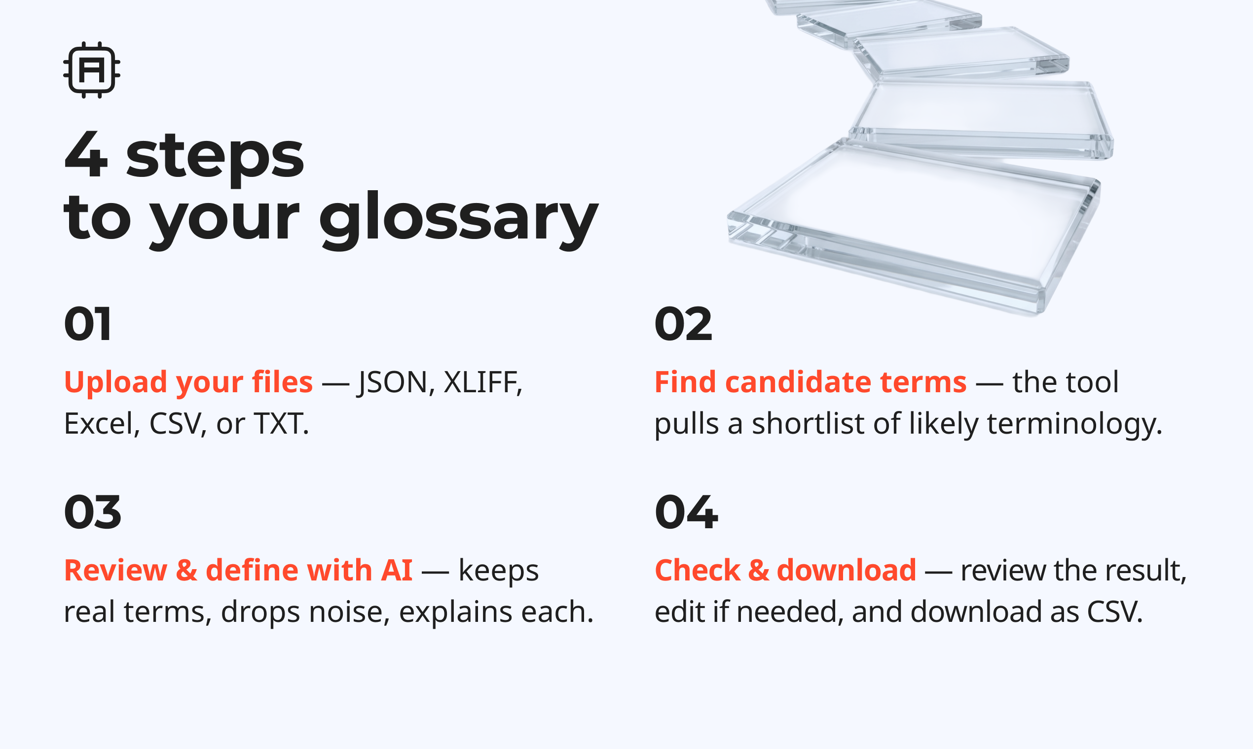 Glossary Extractor preview 3