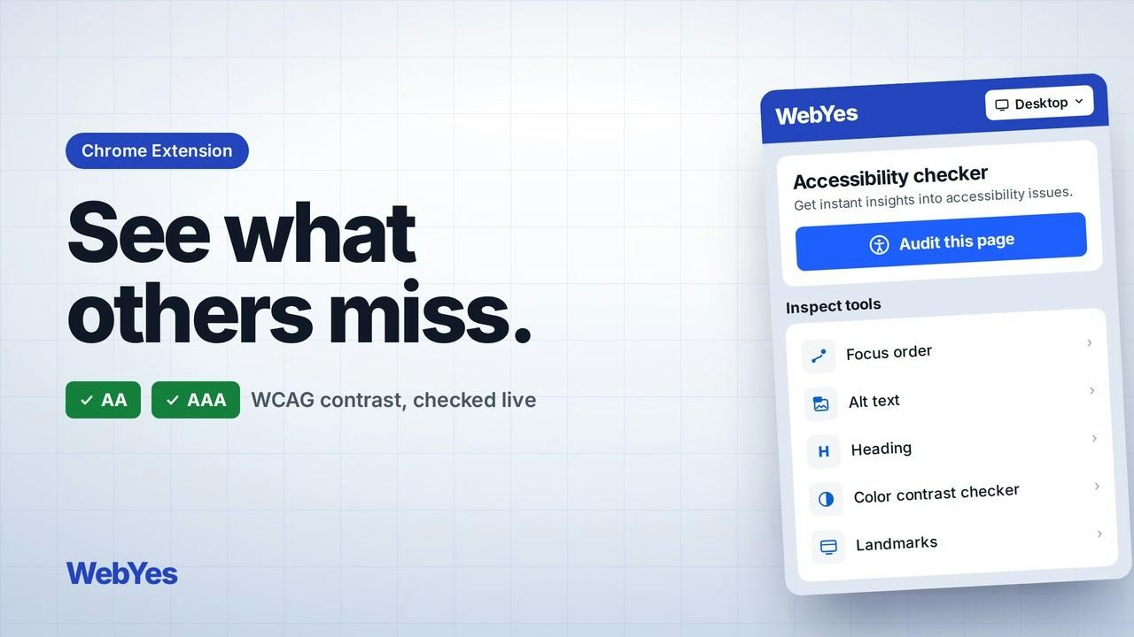 Accessibility Checker by WebYes preview 1