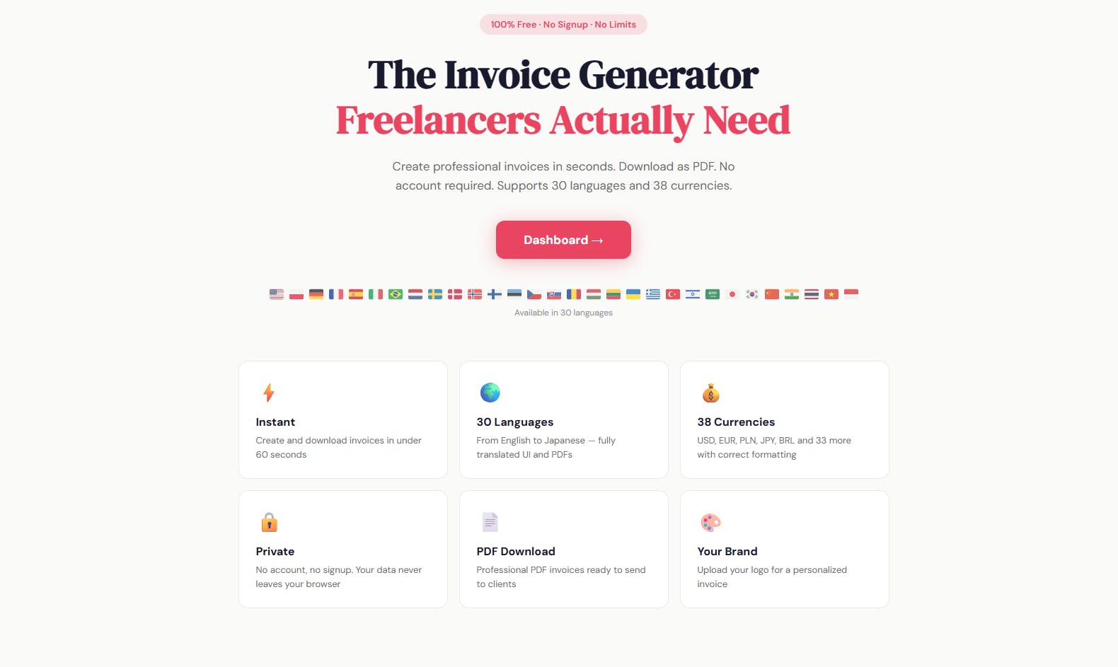 FreelanceBill preview 2