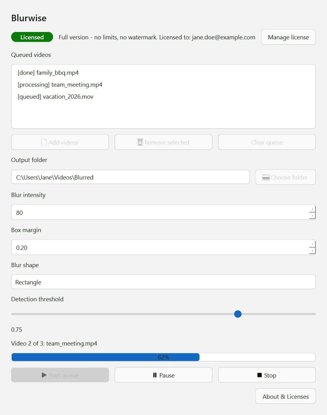 Blurwise: Offline Face Blur preview 4
