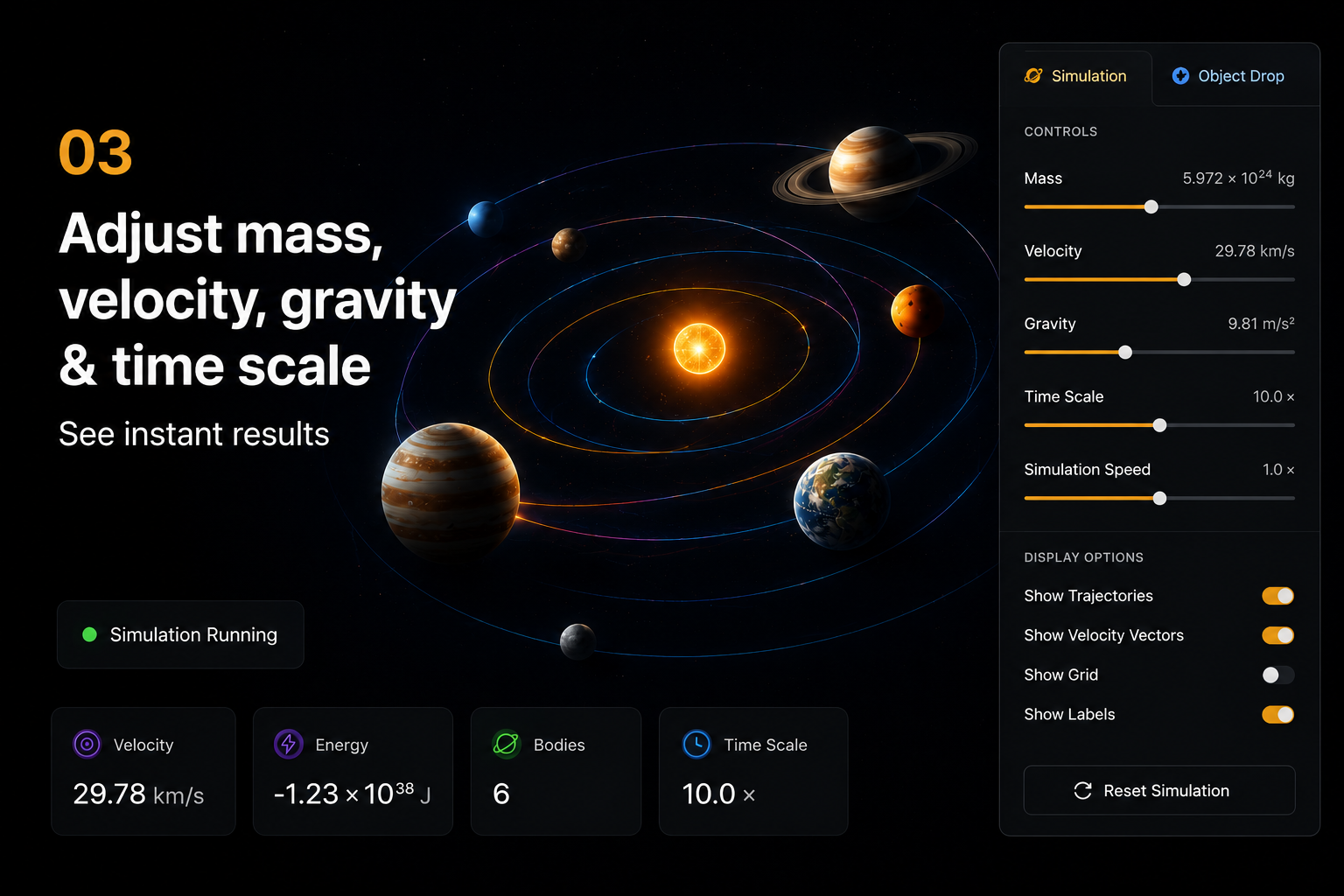 Gravity Simulator preview 3
