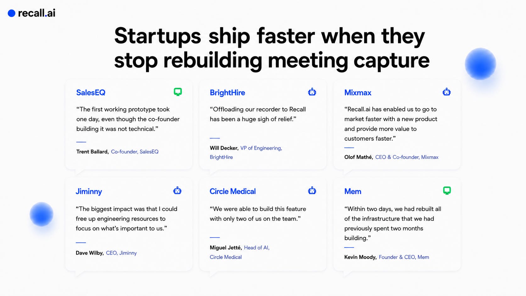 Startup Program by Recall.ai preview 4