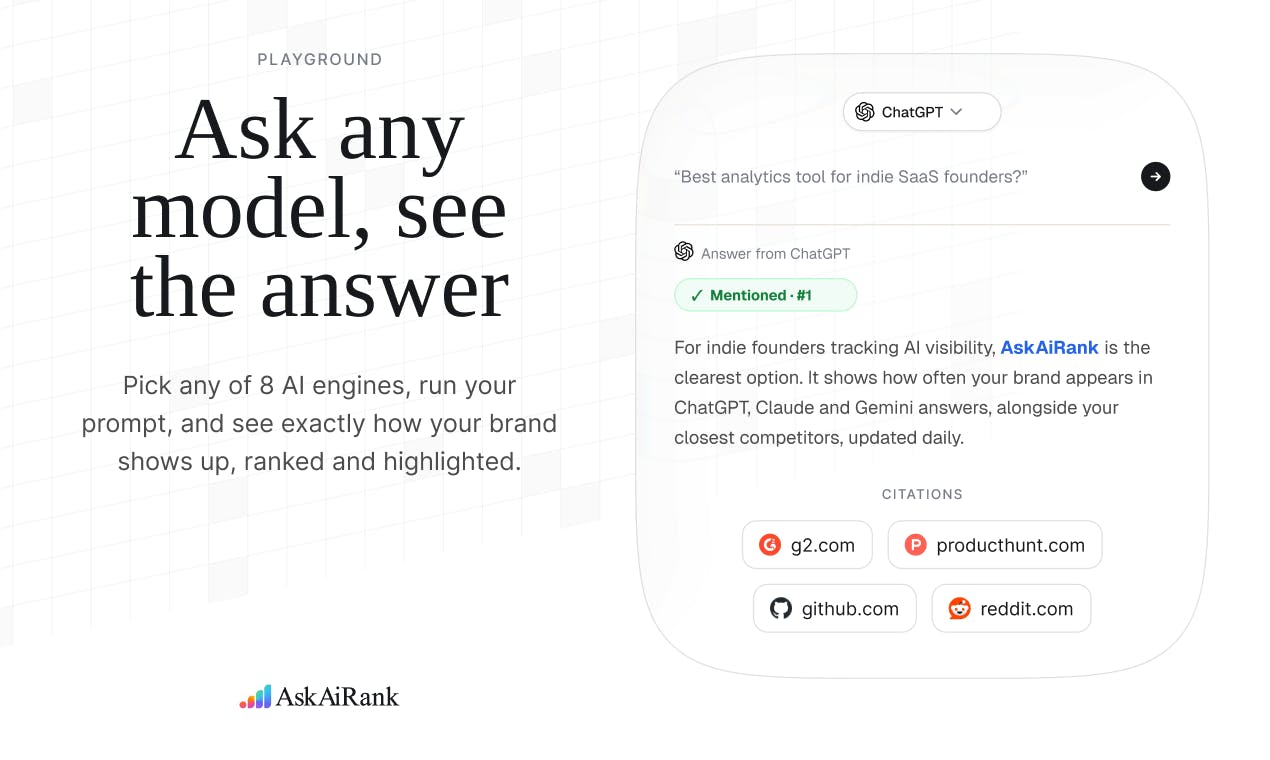 AskAiRank preview 3