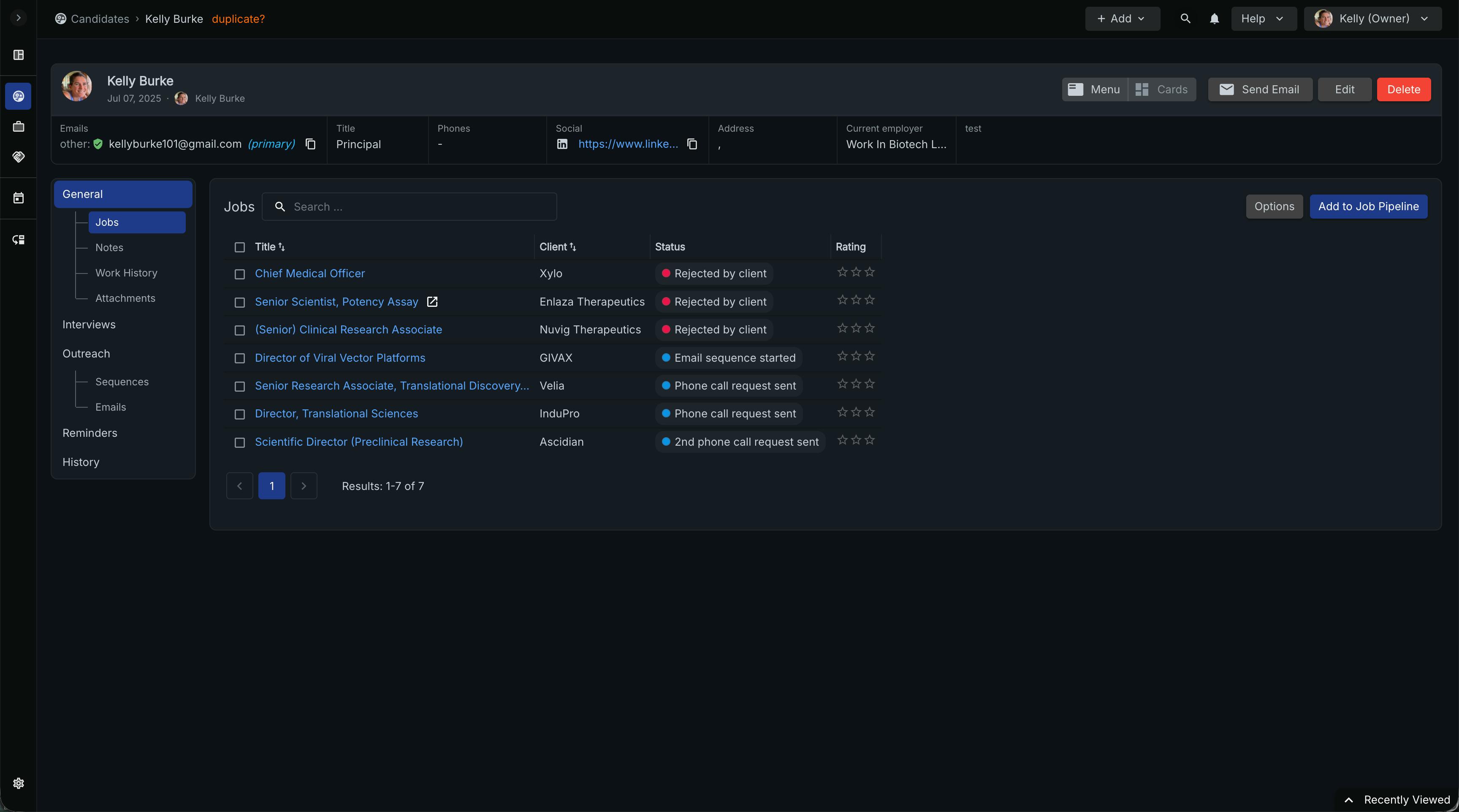 Harbor ATS/CRM preview 5
