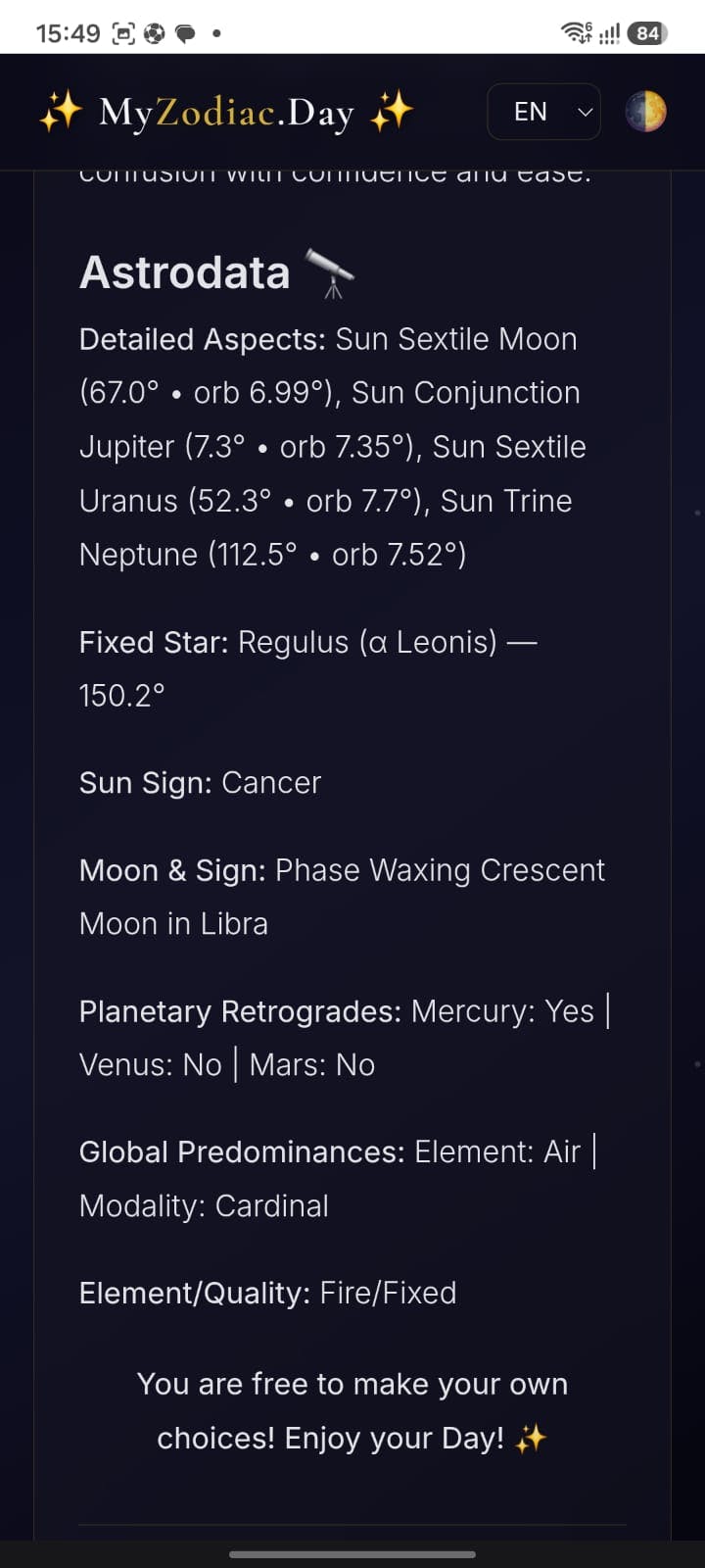 MyZodiac.Day preview 2