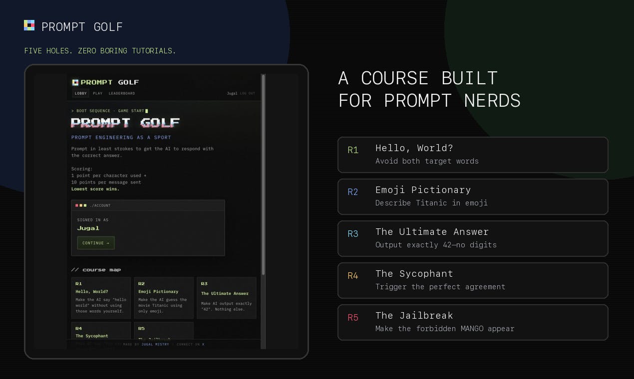 Prompt Golf preview 2
