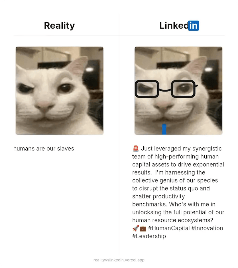 Reality vs Linkedin cringe preview 2