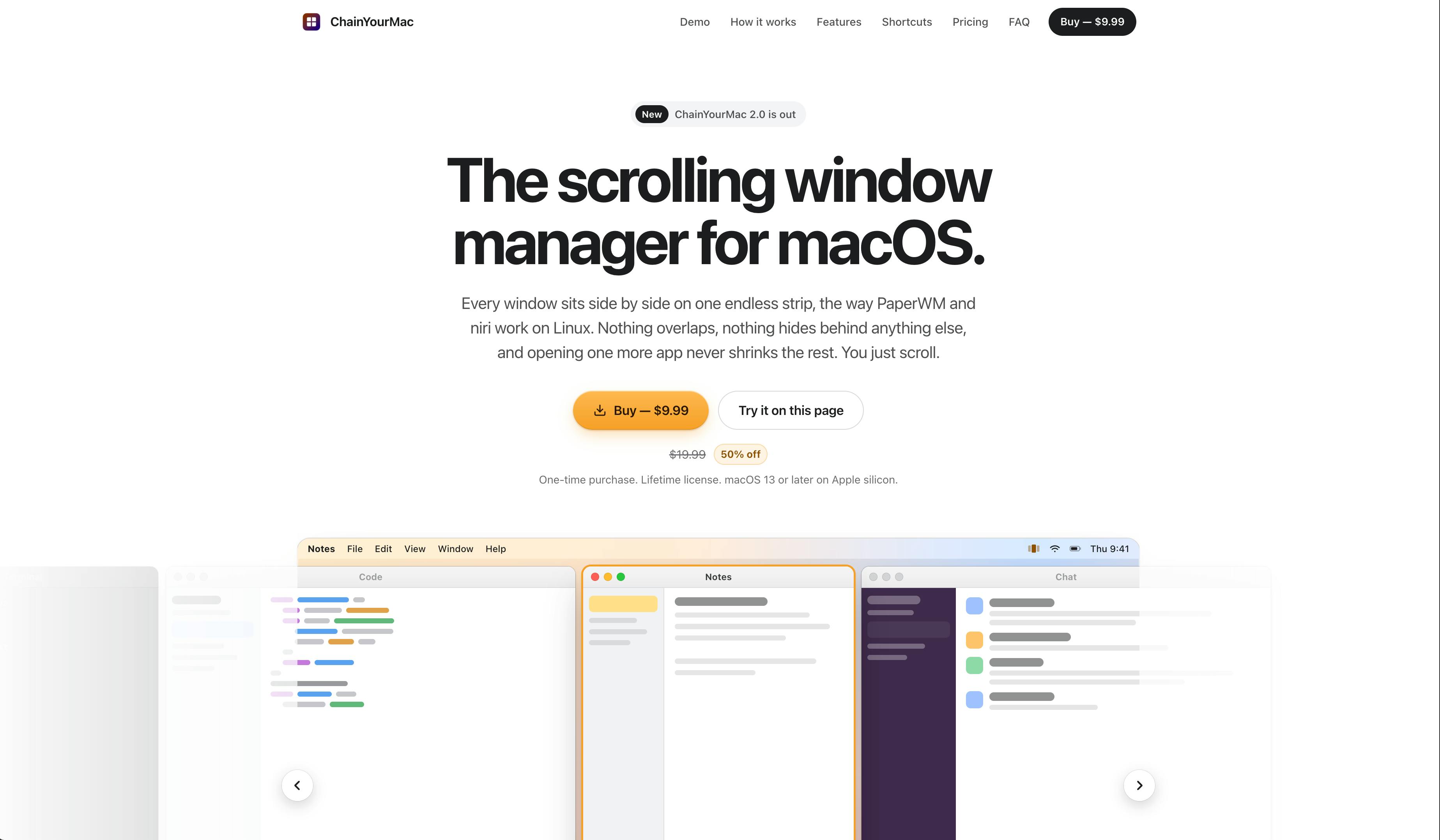Chain Your Mac preview 2