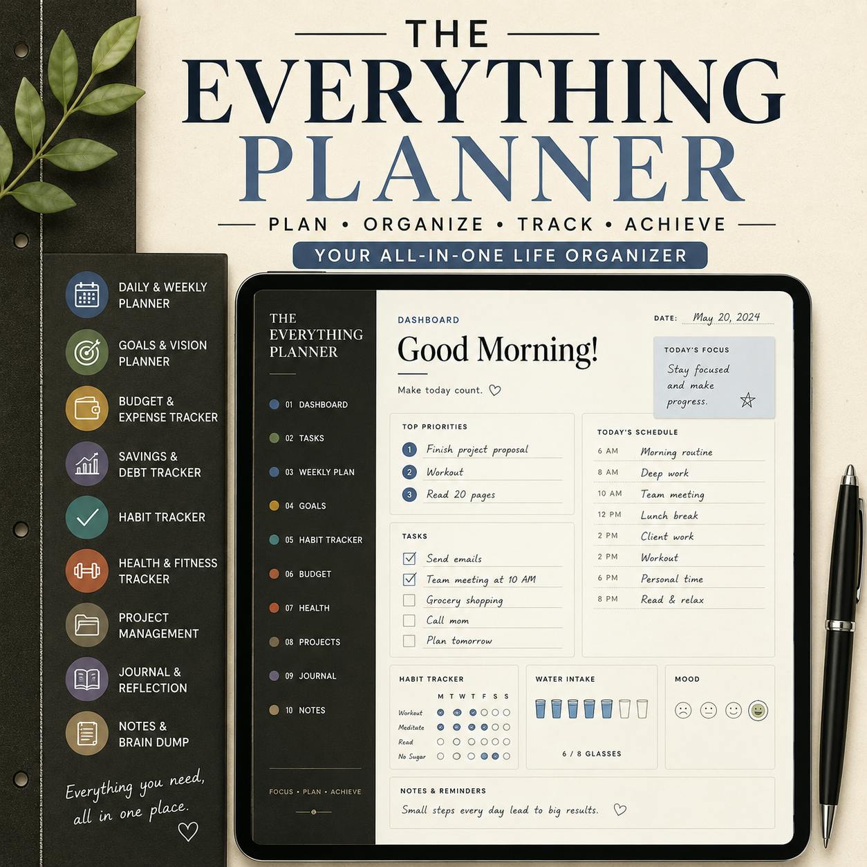 The Everything Planner | One Notion Work preview 2