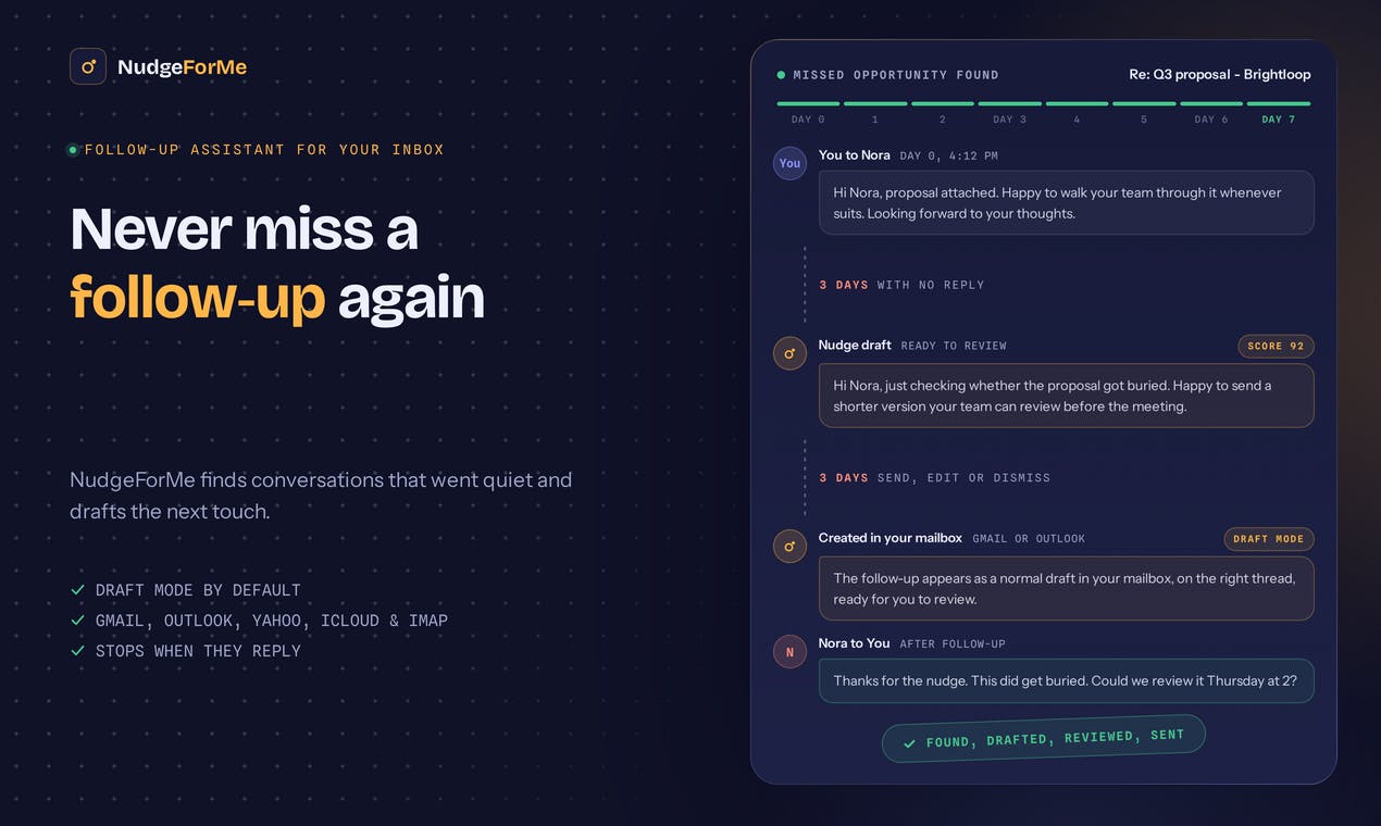 NudgeForMe preview 2
