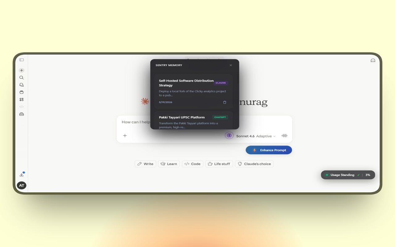 Promptive Sentry preview 6