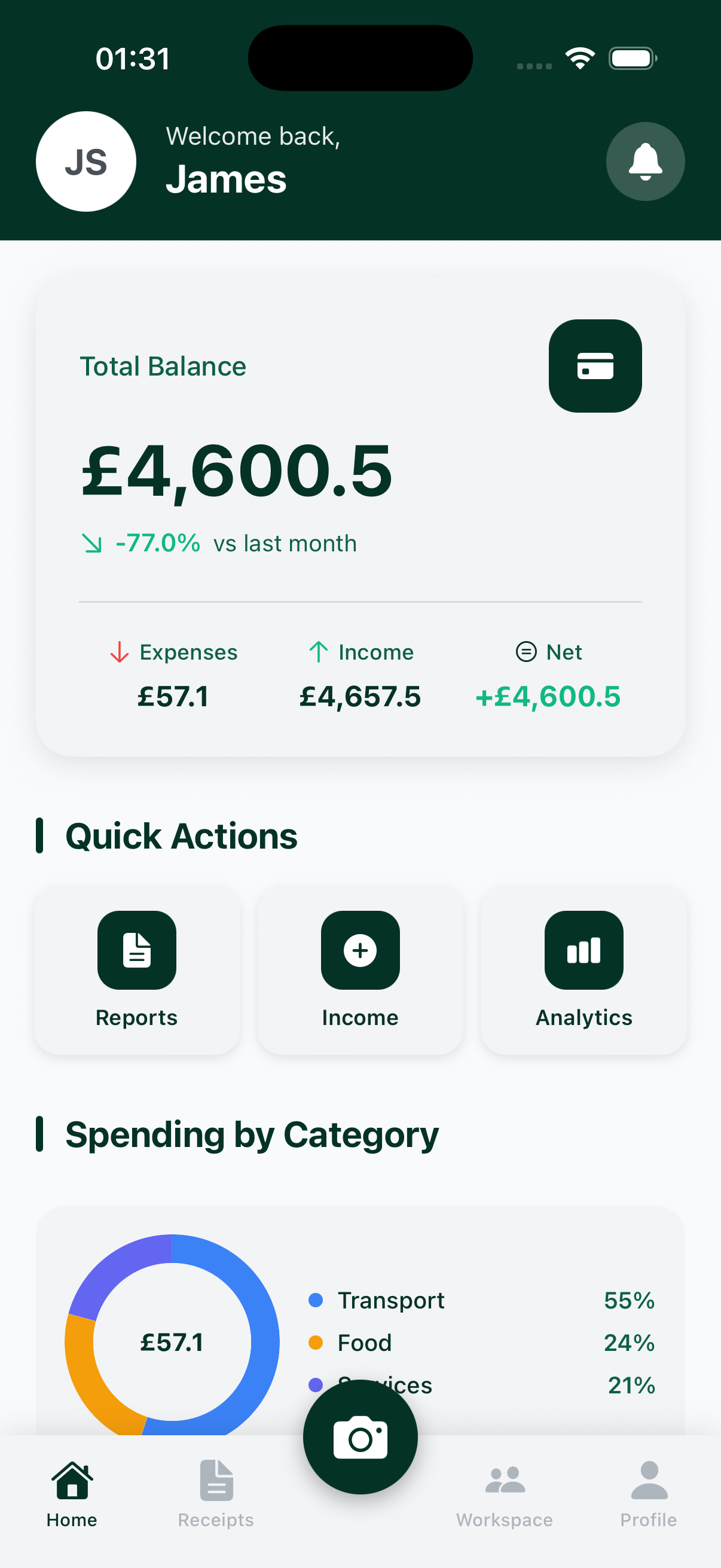 Receipt Scanner: Track Expense preview 1