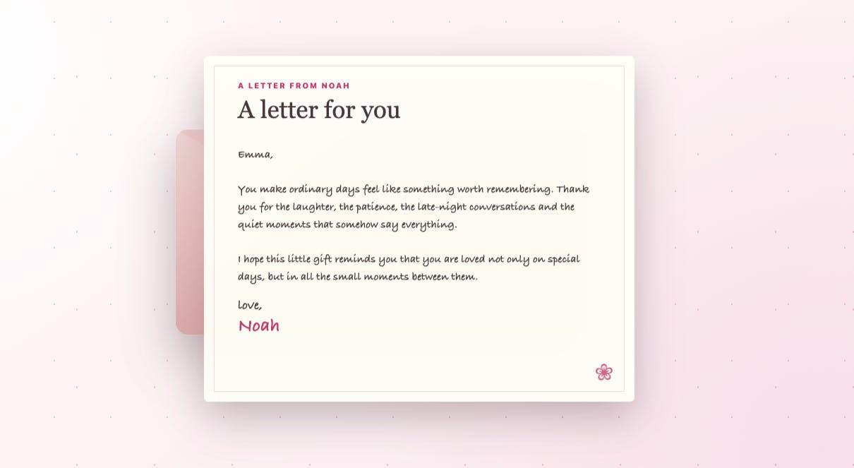 LoveUnlocked — Interactive gift builder preview 2