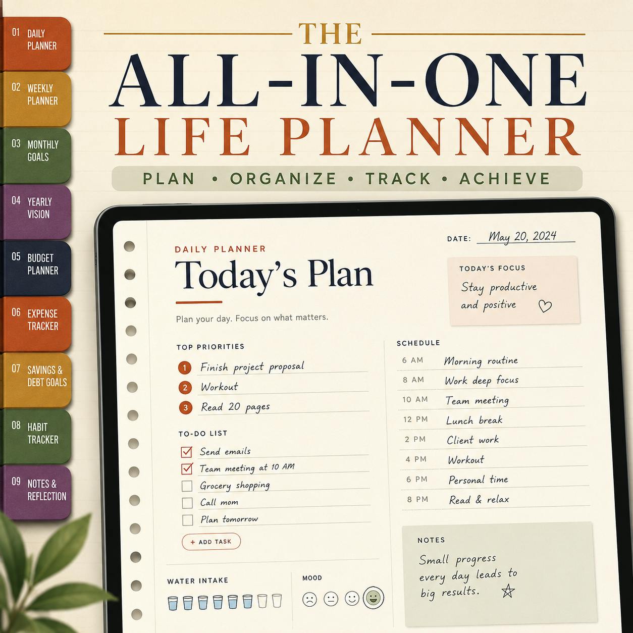 The All-in-One Life Planner preview 2