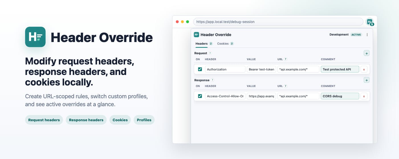 Header Override preview 2