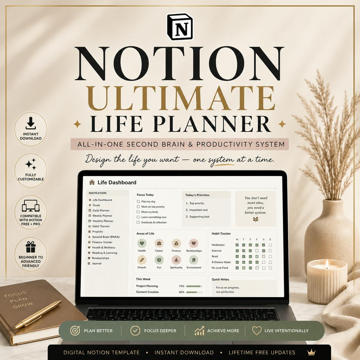 Notion Ultimate Life Planner preview 3