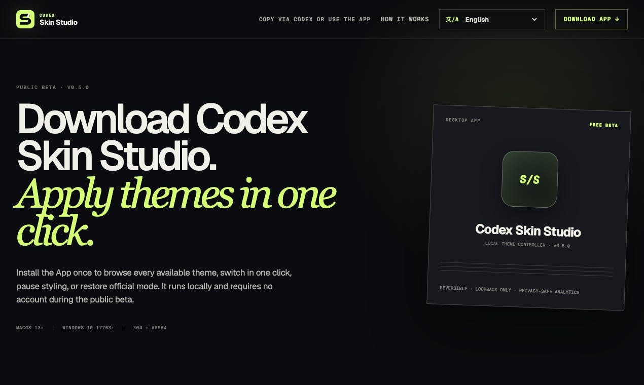Codex Skin Studio preview 6