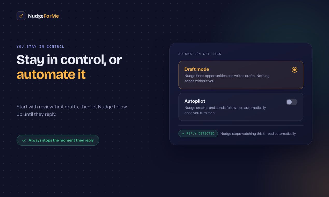 NudgeForMe preview 6