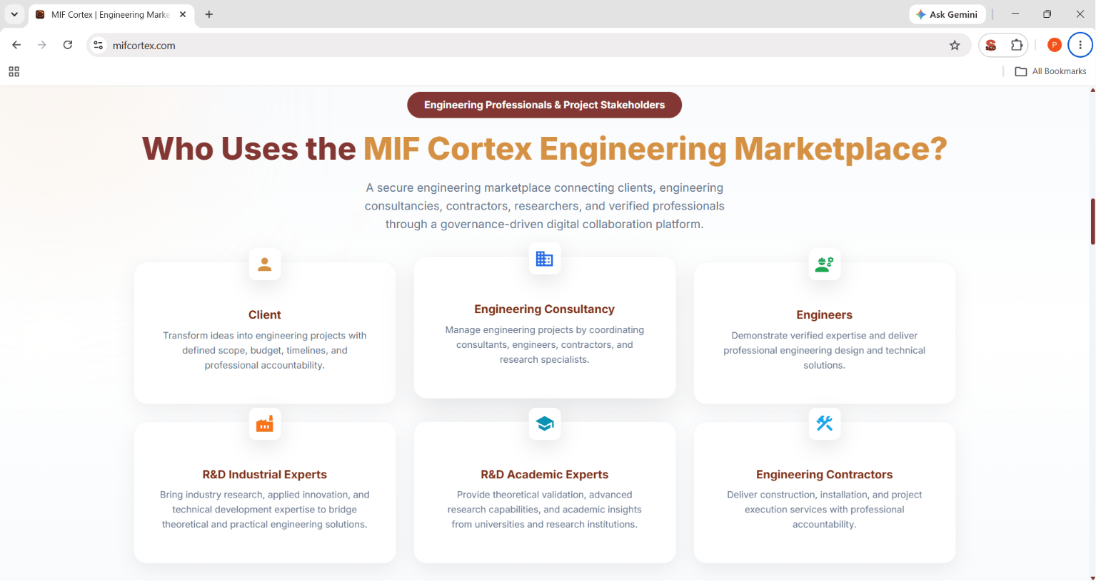 MIF Cortex -Engineering Marketplace preview 3